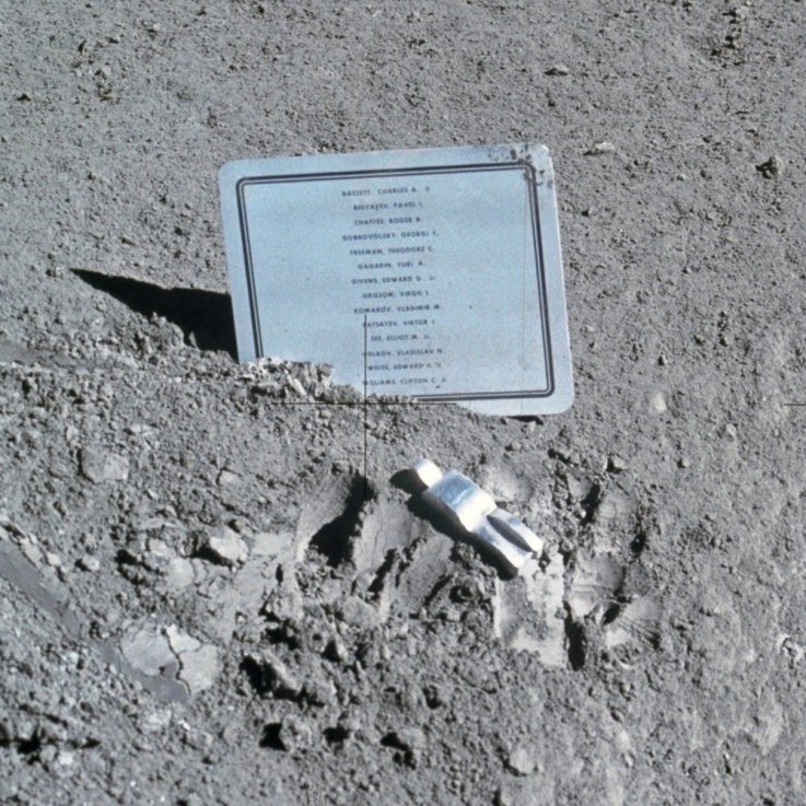 Apollo 15, Plaque Apollo 15, Plaque