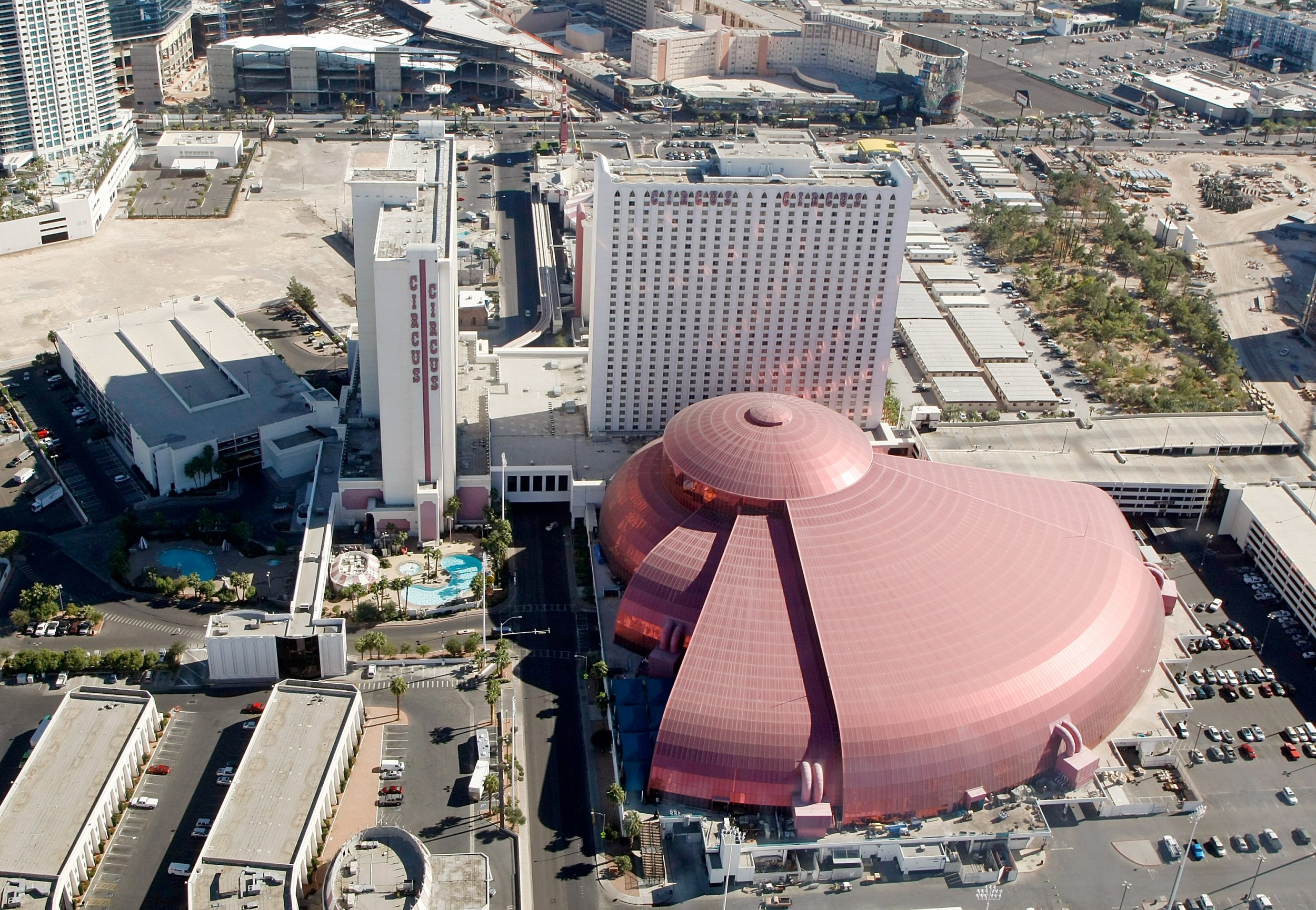 Roller Coaster Atop a Casino, Las Vegas, Nevada