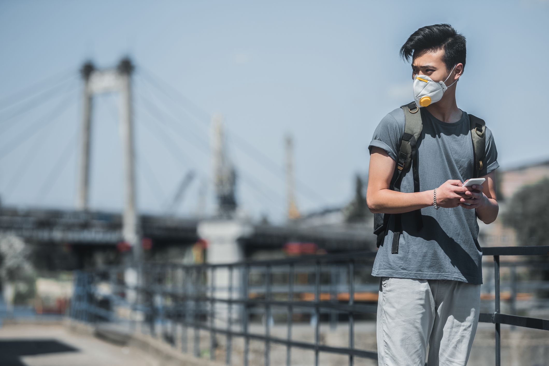 air pollution city teenager getty stock