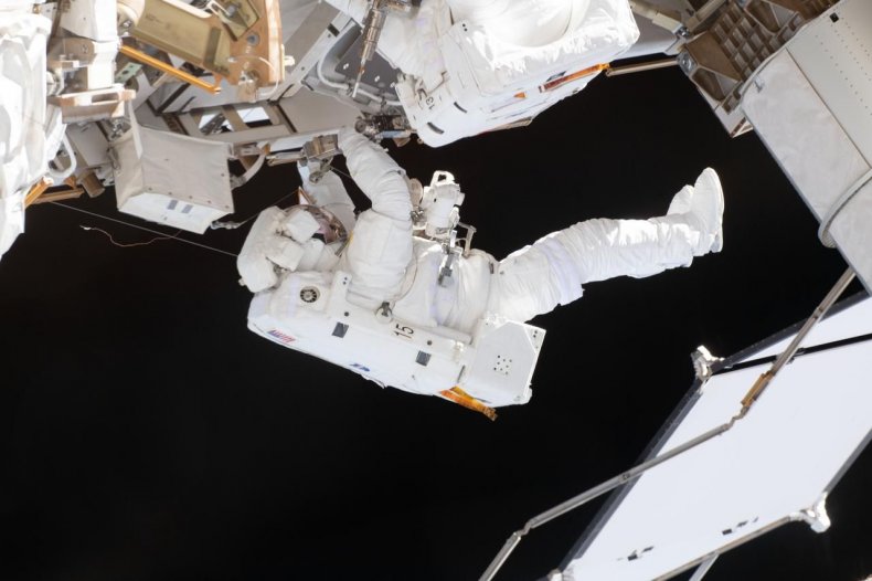 ISS hague spacewalk