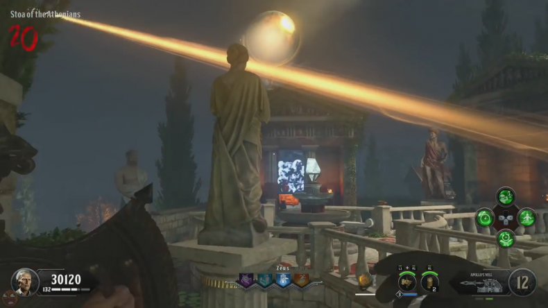 Black Ops 4 ancient evil easter egg 41 spinning statues