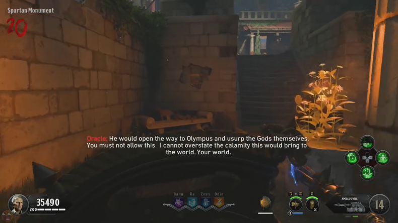 Black Ops 4 ancient evil easter egg 38 cog 1