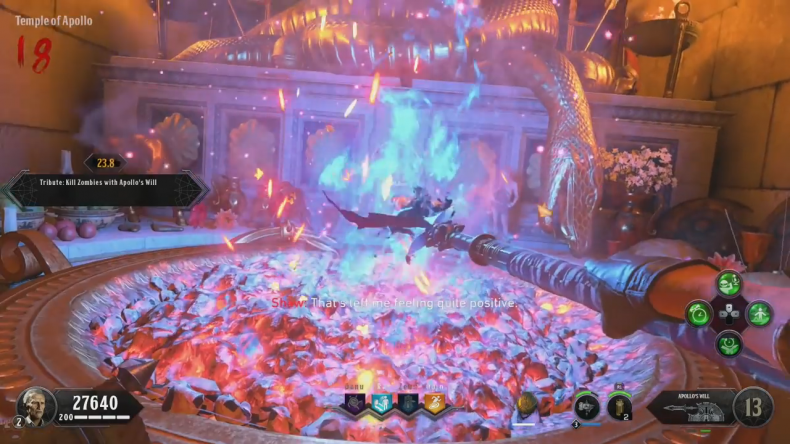Black Ops 4 ancient evil easter egg 33 melee flame