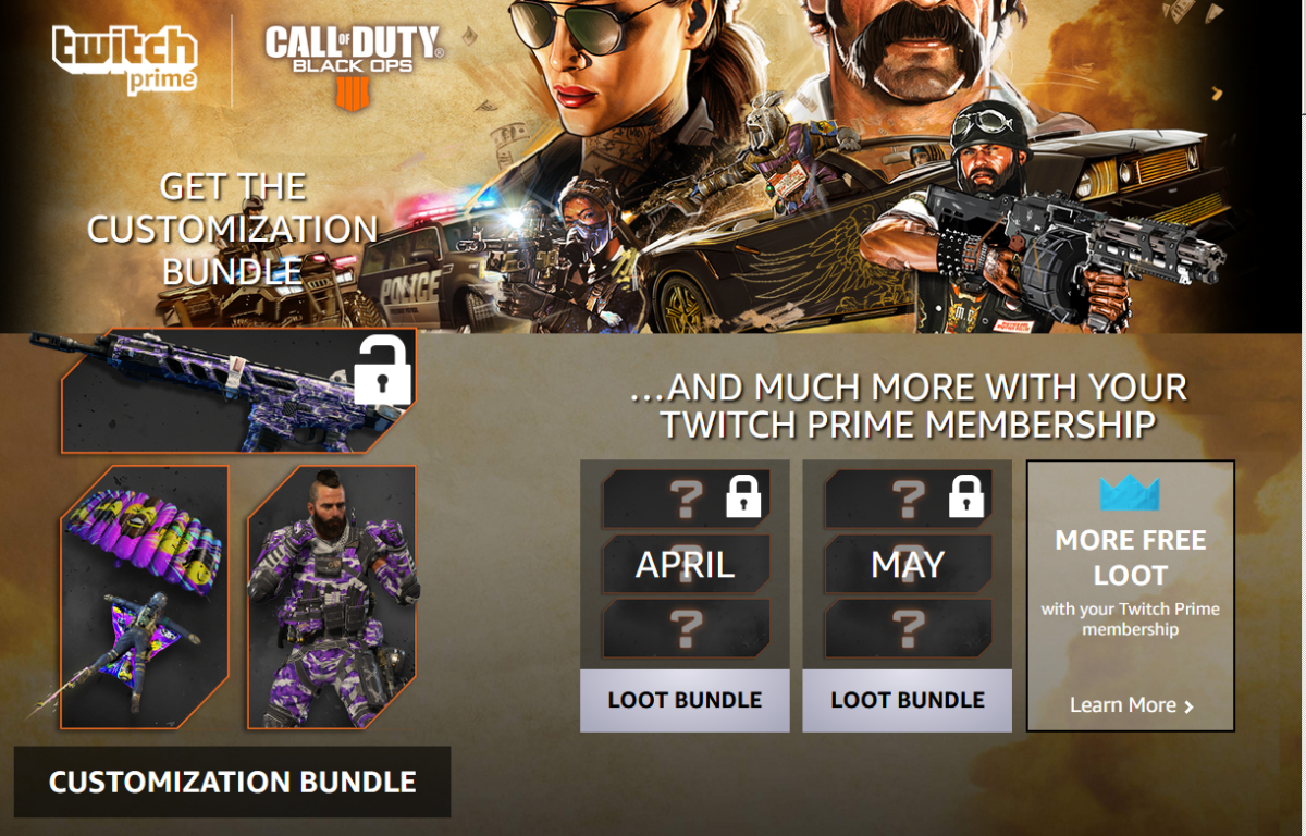 Call of Duty: Black Ops 4' Twitch Prime Loot - How to Get Free