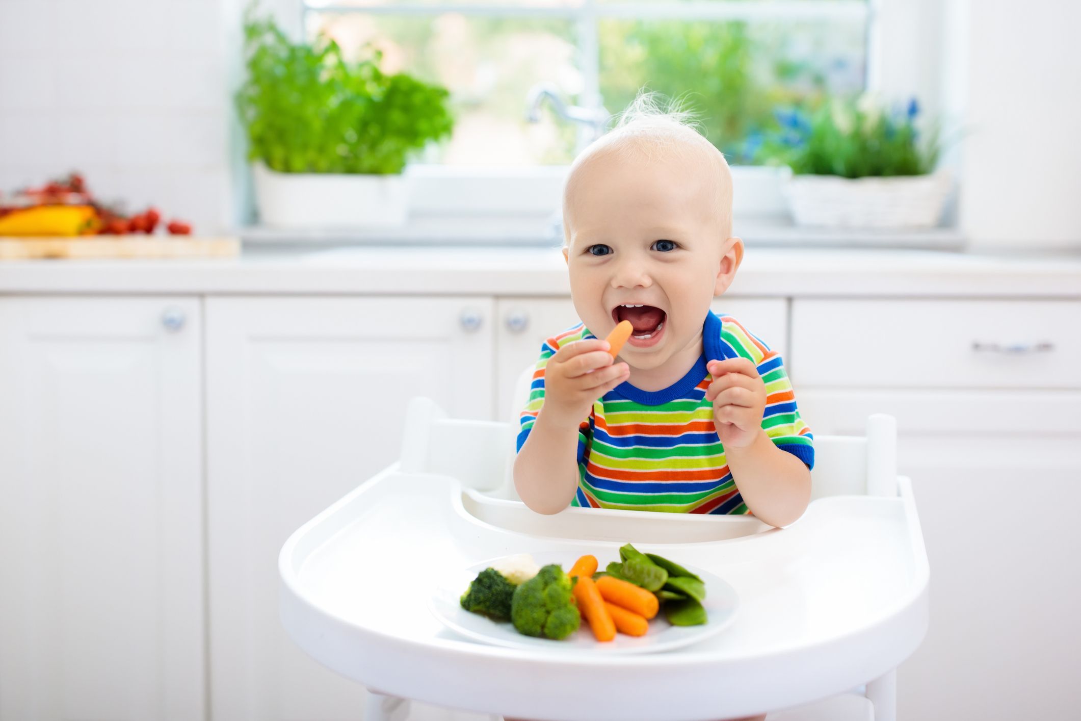 blw feeding baby