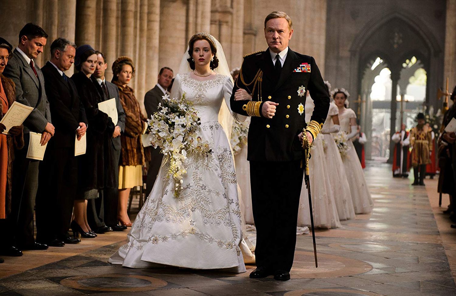 princess margaret wedding dress the crown