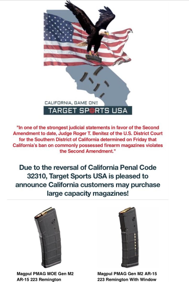 Target Sports USA California