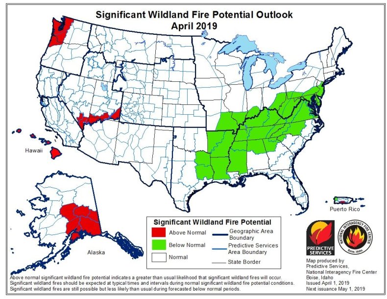 fire outlook april 2019