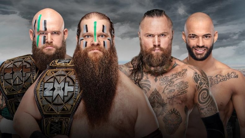 war raiders vs black and ricochet nxt takeover new york