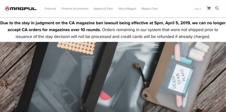 Magpul California Stay