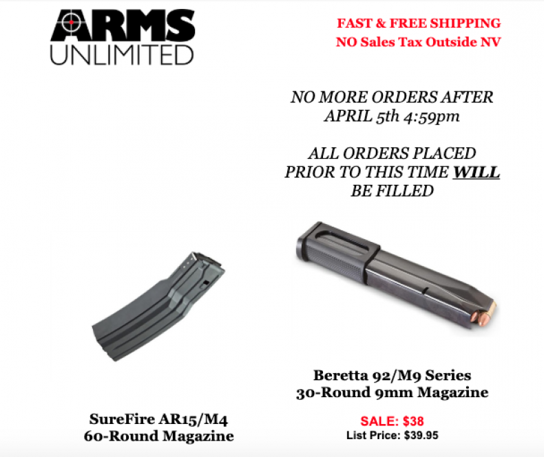 Arms Unlimited Stay