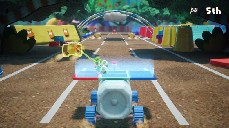 yoshis crafted world race car yoshis crafted world race car
