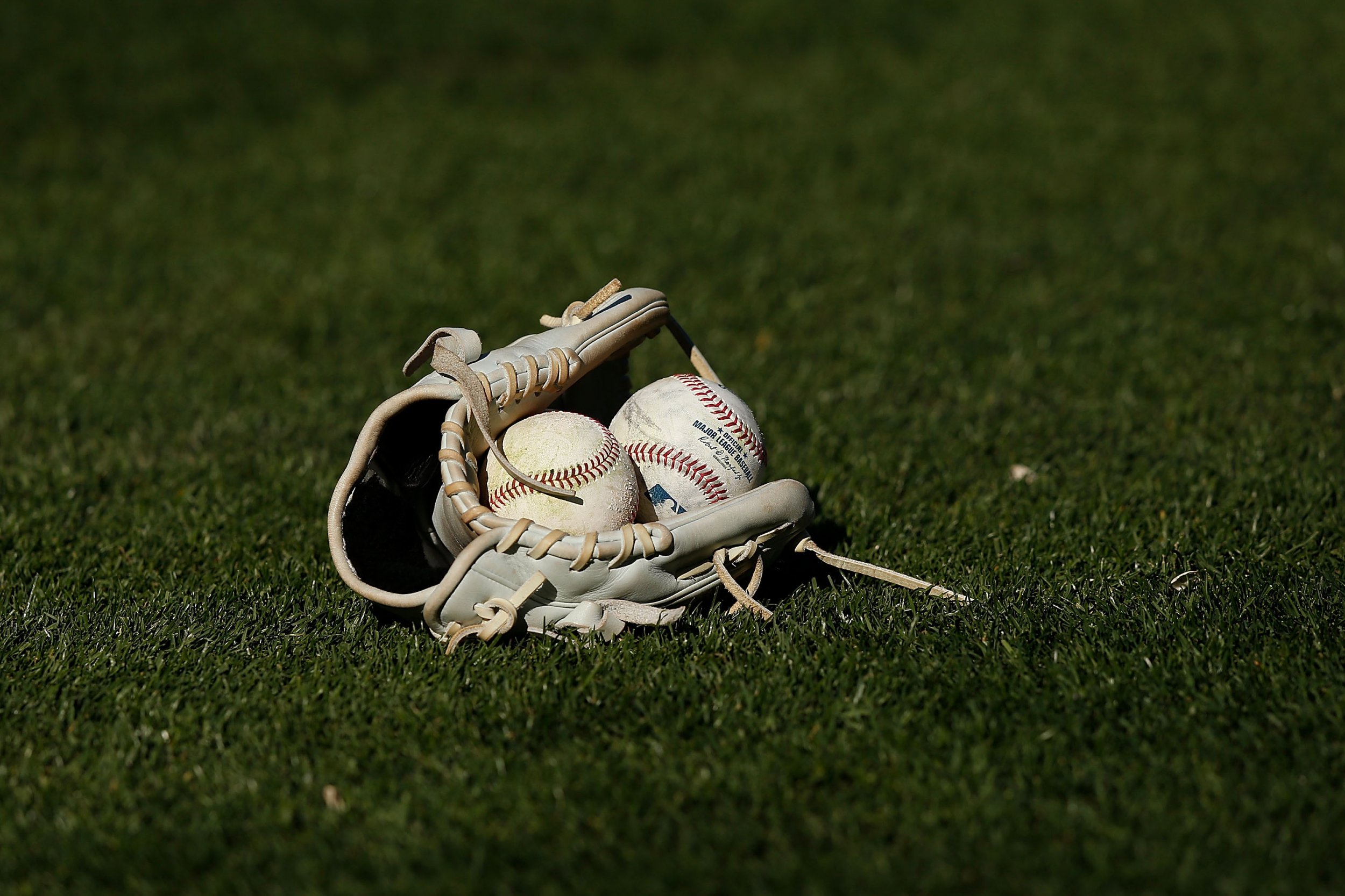 Soaked best sale baseball glove