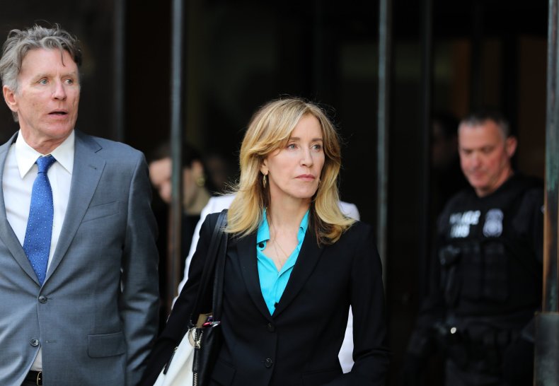 felicity huffman college admission scandal pleads guilty 