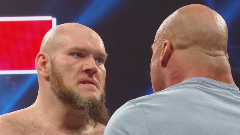 lars sullivan raw debut after wrestlemania kurt angle