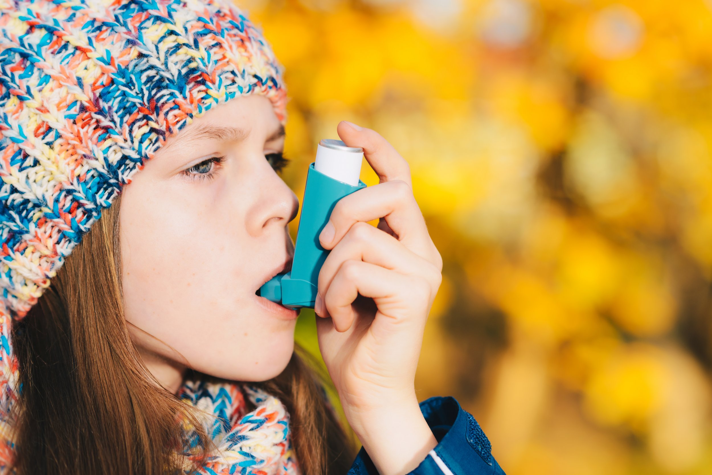 asthma pollution child fall health stock kid stock getty