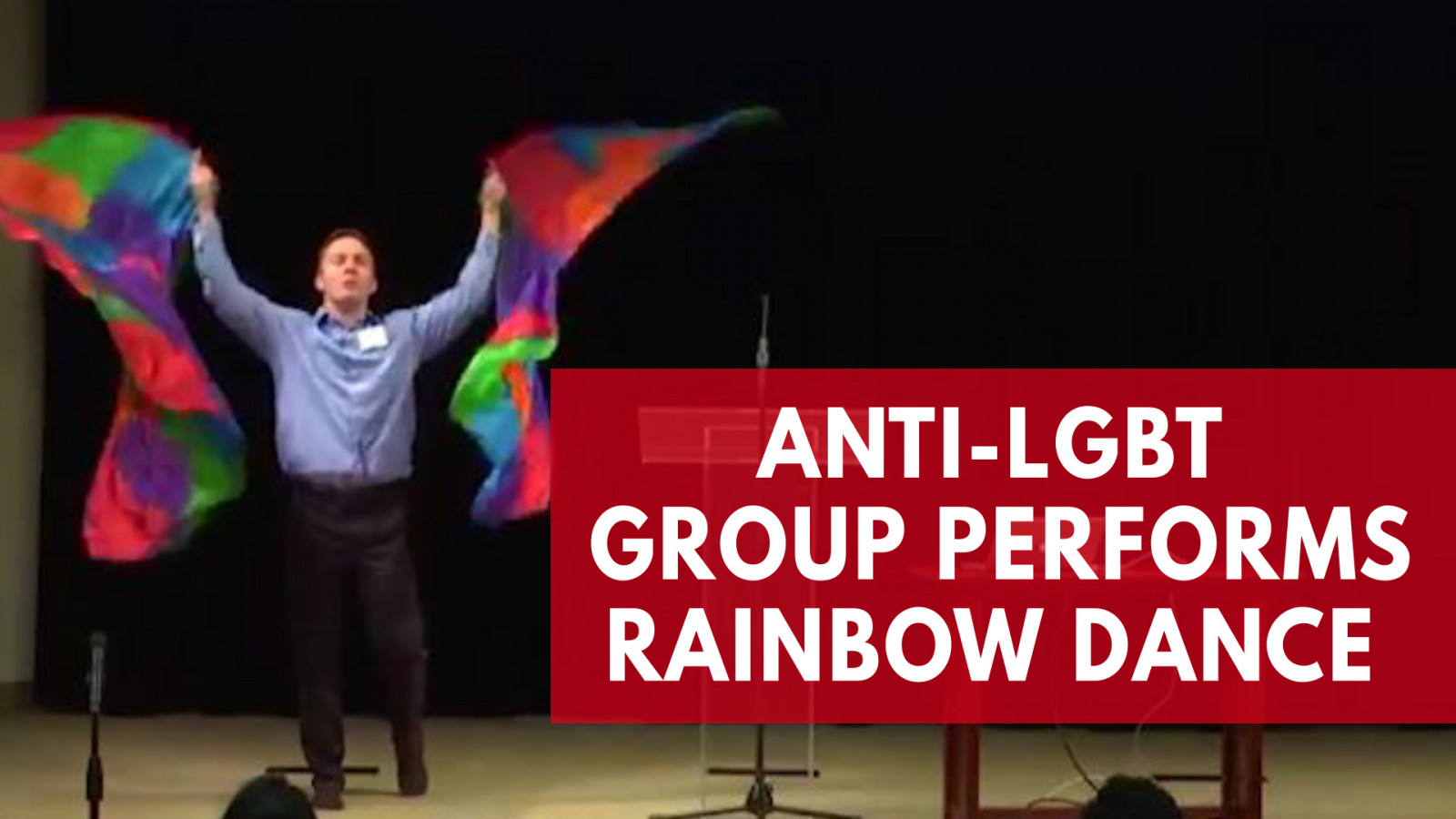 anti gay flag dance