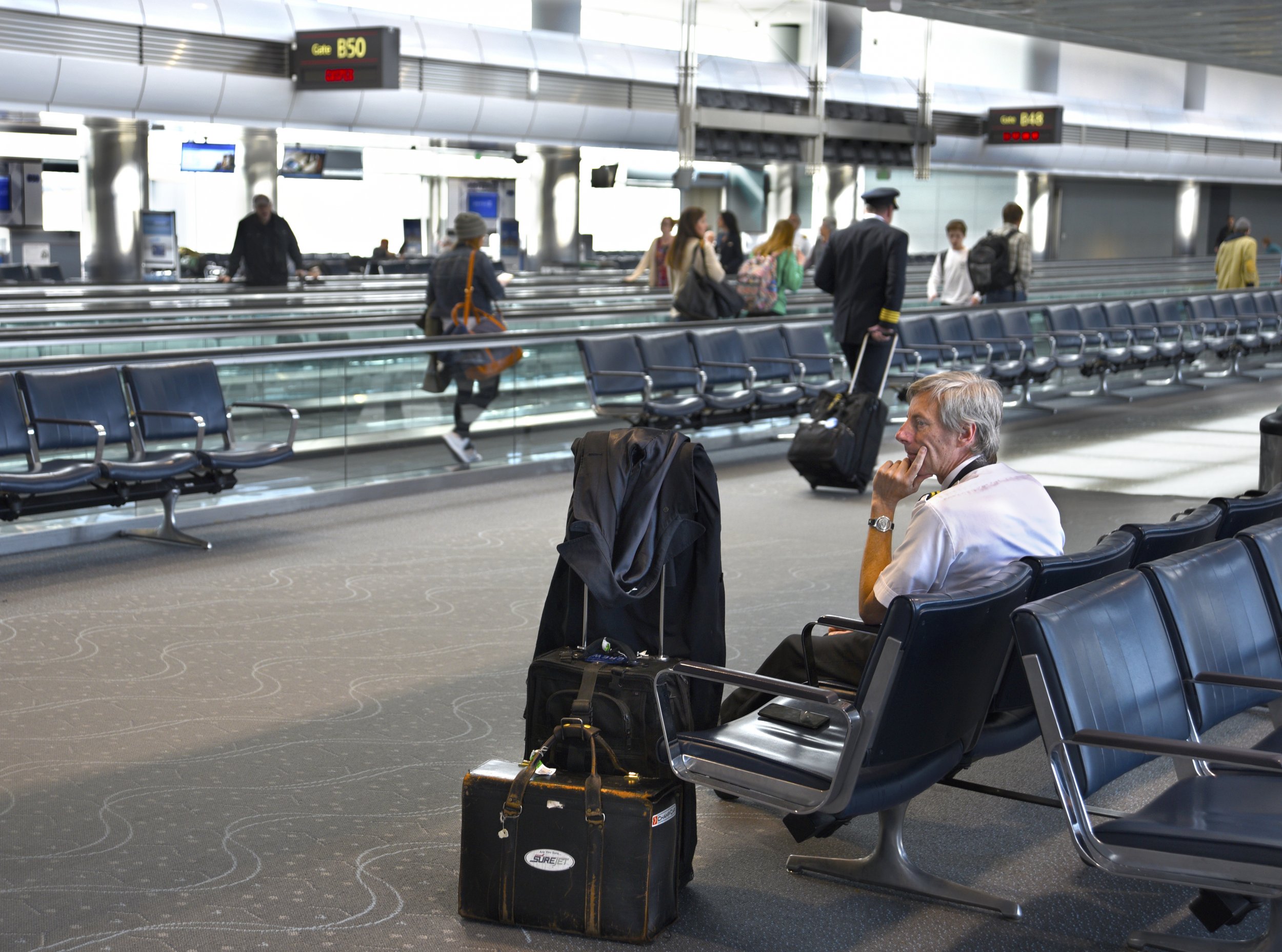 waiting in denver airport