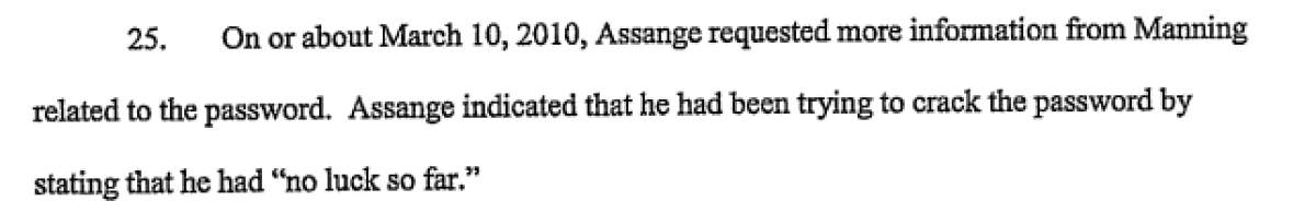 Assange hack