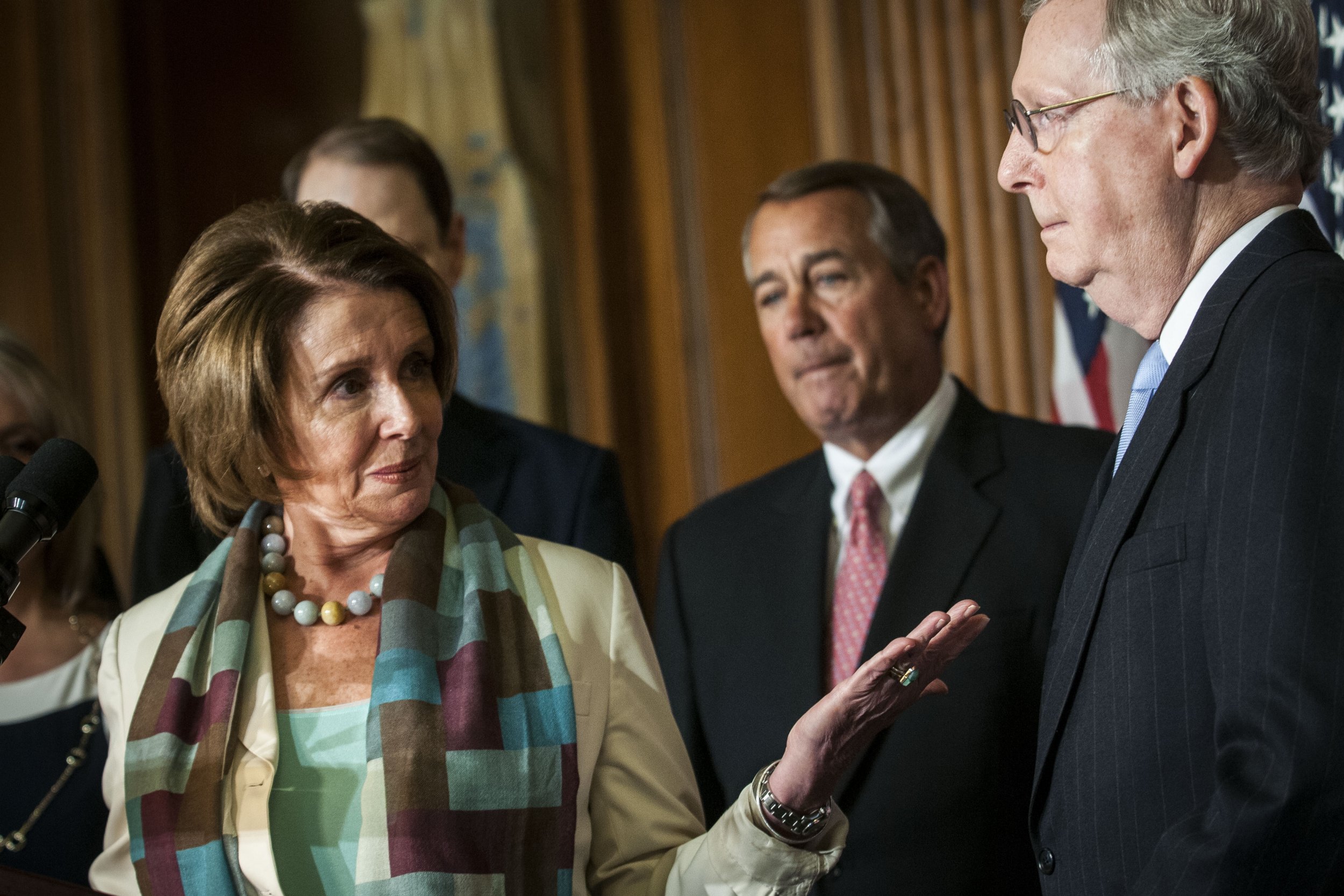 Nancy Pelosi, Mitch McConnell, referendum, for, people, socialism 