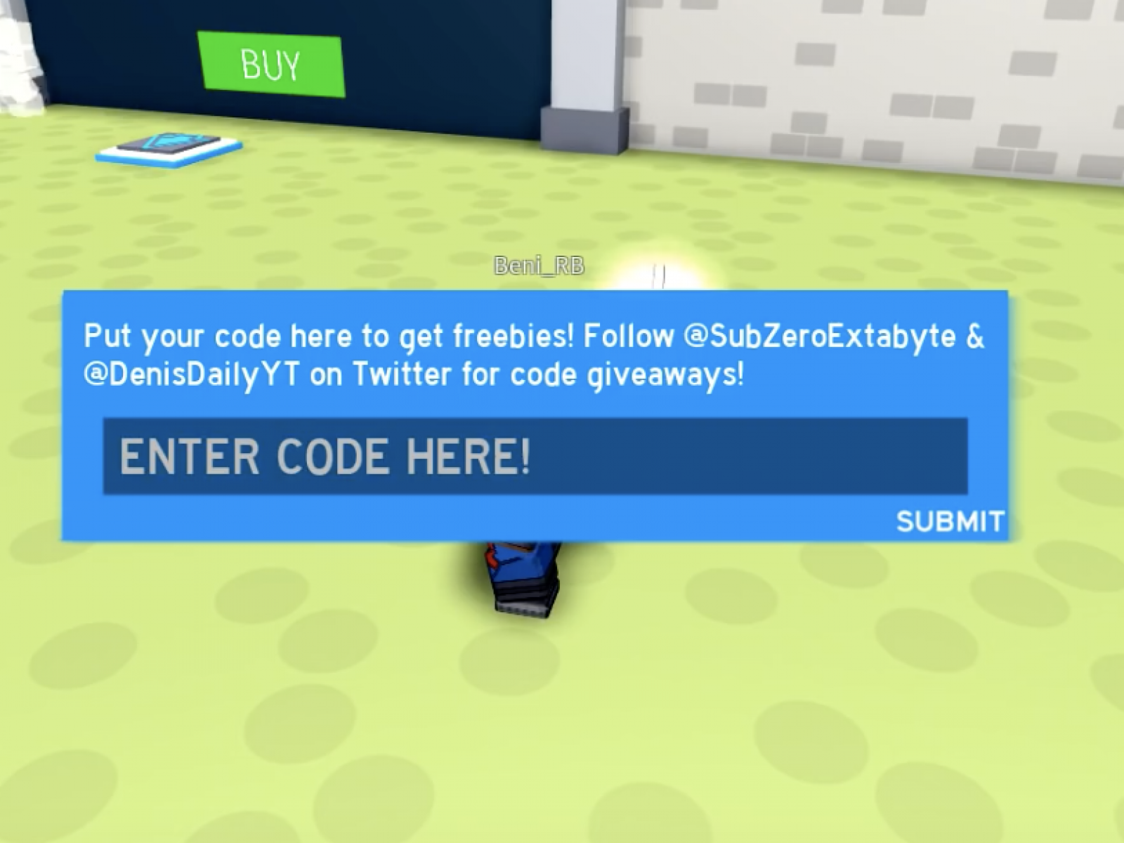 Roblox Codes Put In