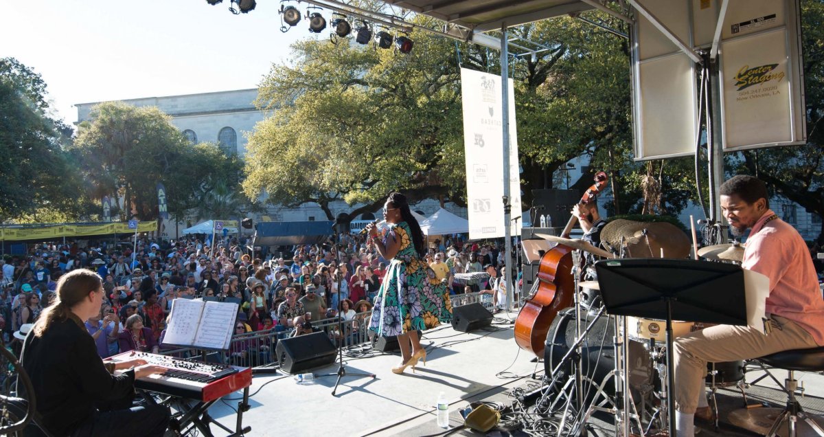 Quiana Lynell at Congo Square Rhythms Fest