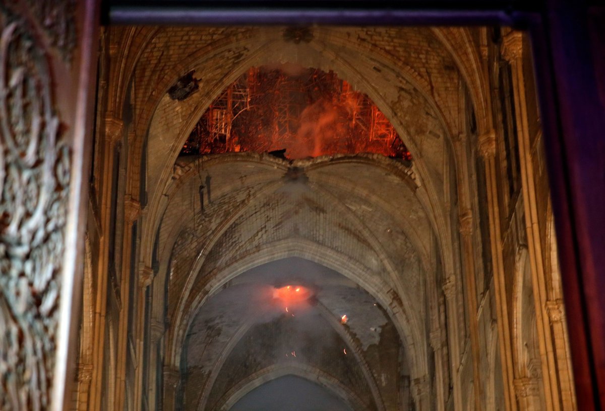 Notre Dame Fire (Inside)
