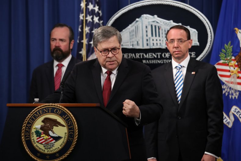 WilliamBarrCollusionConspiracyMuellerReportPressConference