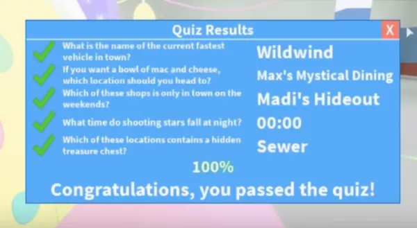 All The Answers To The Roblox Quiz 2019