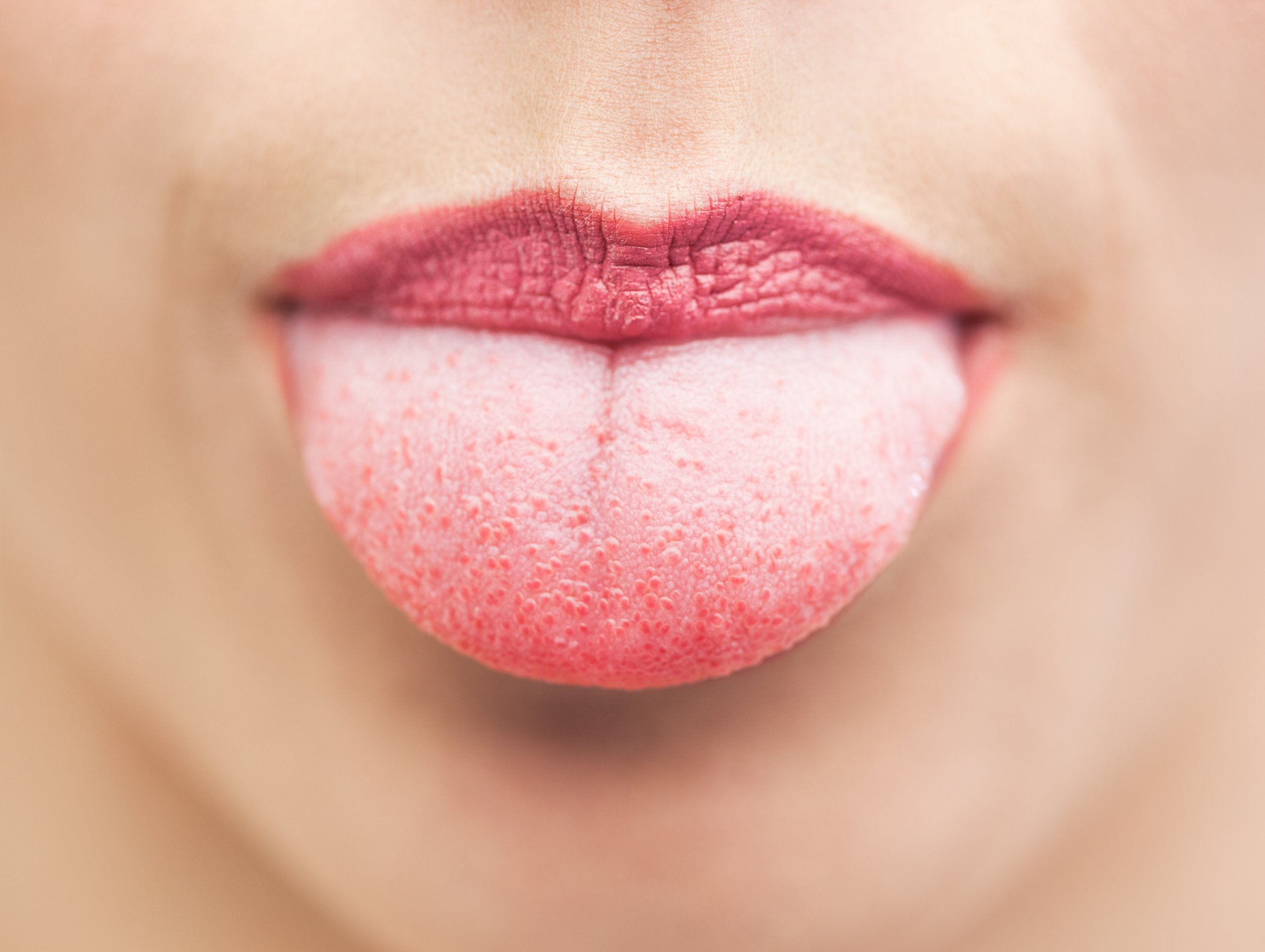 tongue mouth face stock getty 