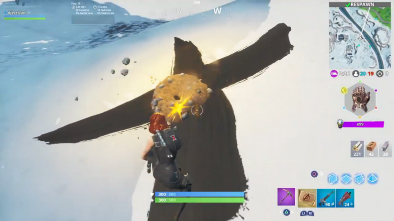 fortnite iron man treasure map