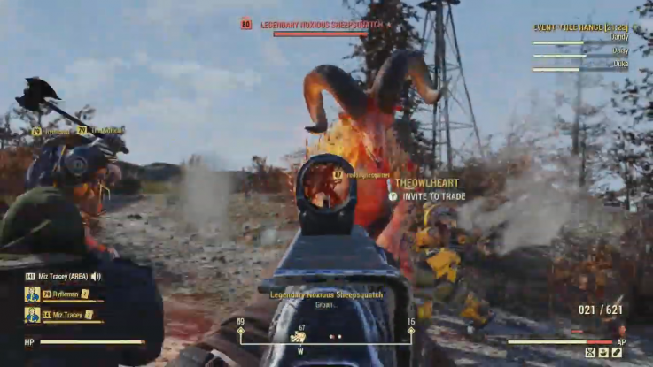 fallout 76 free range sheepsquatch fallout 76 free range sheepsquatch
