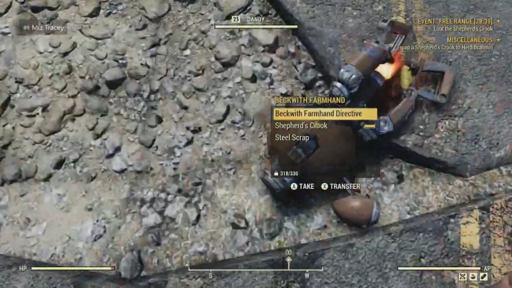 fallout 76 free range beckwith farmhand fallout 76 free range beckwith farmhand