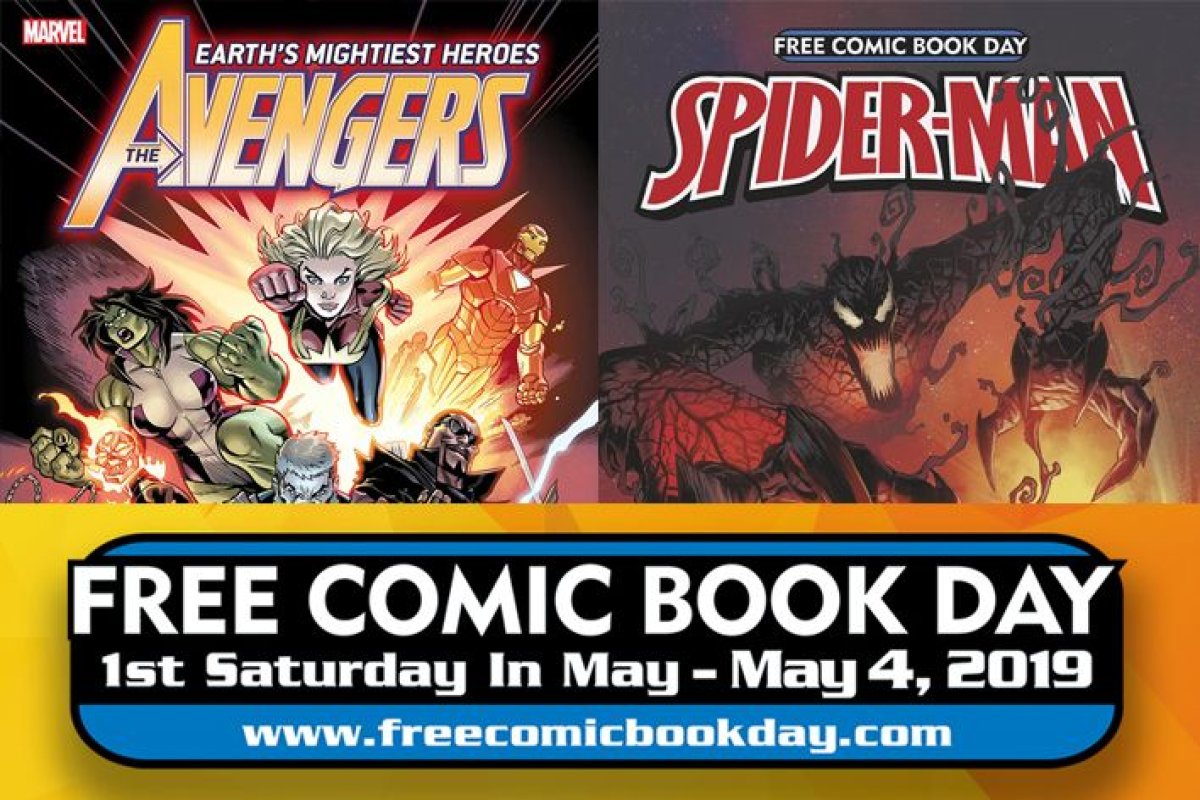 marvel comics free comic book day 2019 spiderman avengers