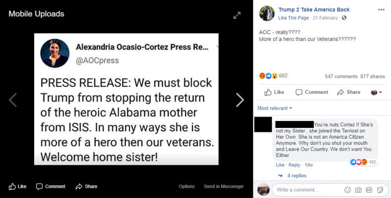 Alexandria Ocasio-Cortez, Fake News, Twitter, Facebook