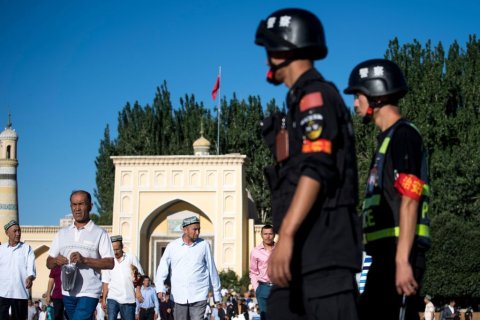 Mosque police Xinjiang