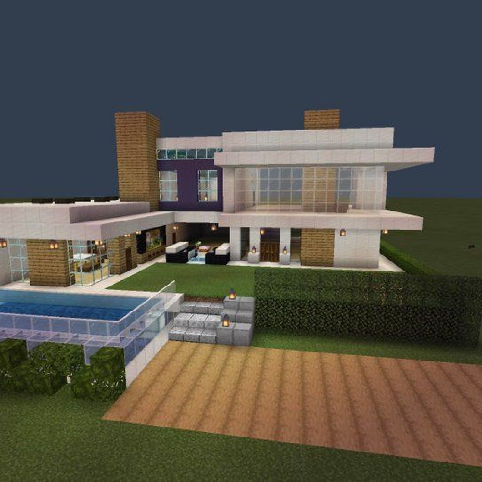 Cool Minecraft Houses Step By Step Pictures Modern House Zion Modern