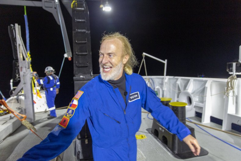 Victor Vescovo post dive 2