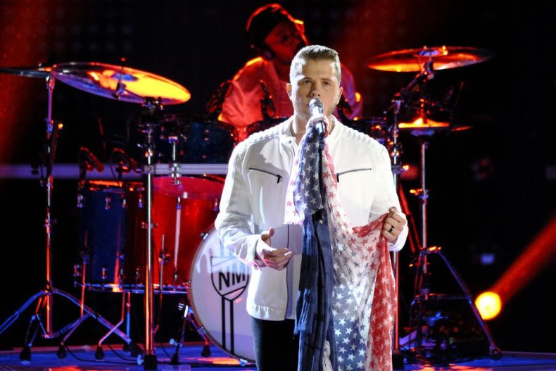 Voice, 2019, semi, final, results, recap, top, 8, predictions, live blog who, left, saved, tonight, eliminated, went, home, votes, itunes, Gyth Rigdon god bless the usa