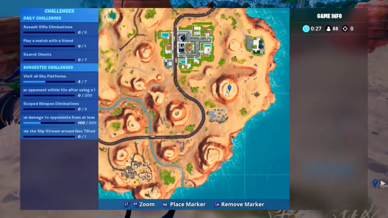 fortnite fortbyte 81 location map