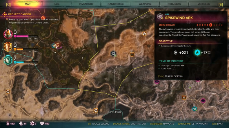 rage 2 spikewind ark location