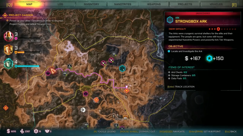 rage 2 strongbox ark location