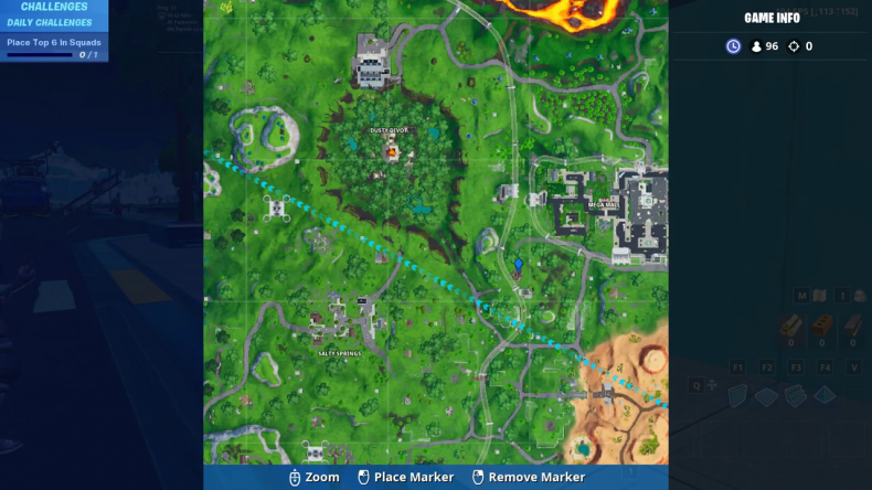 Fortnite giant dancing fish trrophy map