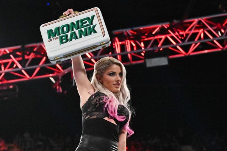 alexa bliss wwe mitb replaced injury update concussion