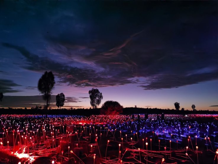Field of Light Bruce Munro Uluru Field of Light Bruce Munro Uluru