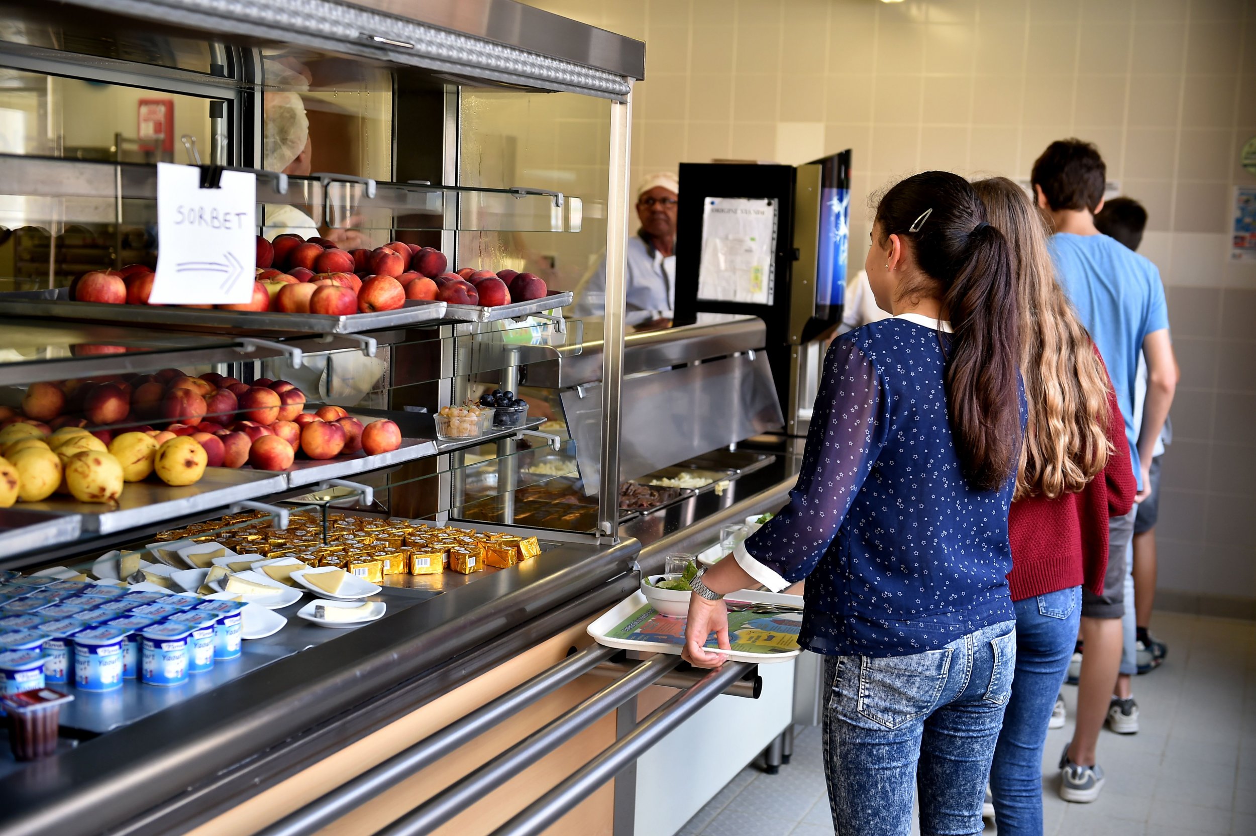 School canteen.