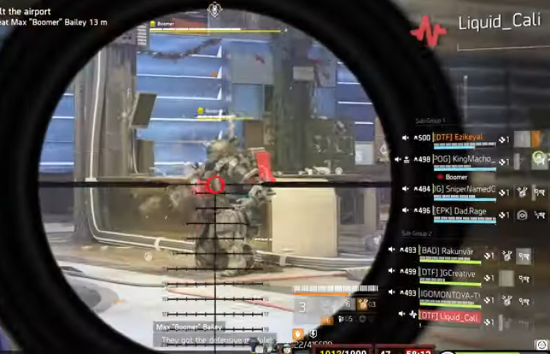 Division 2 boomer down Division 2 boomer down