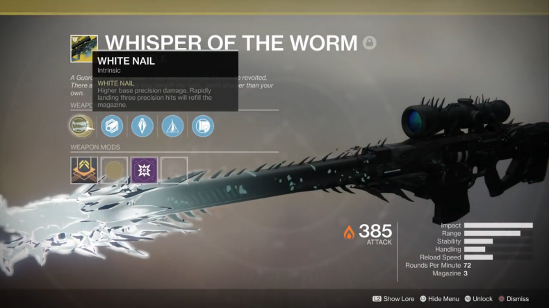 destiny 2 whisper nerf