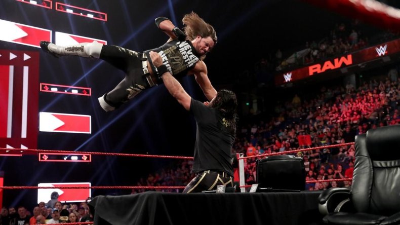 wwe mitb 2019 live results aj styles seth rollins