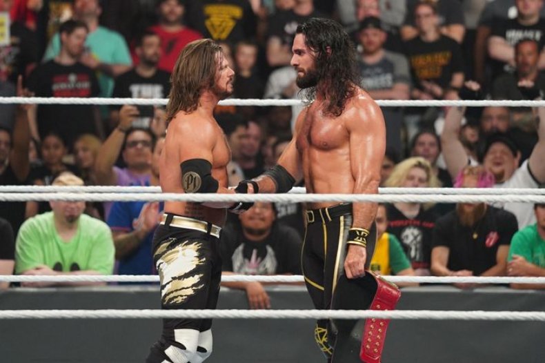 aj styles seth rollins money in the bank 2019 wwe interview